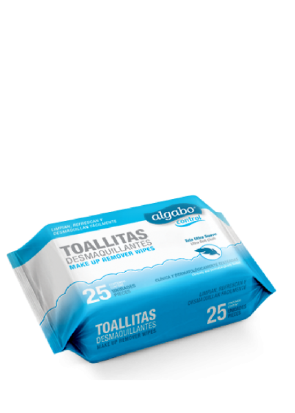 Toallitas desmaquillantes  x 25 unidades