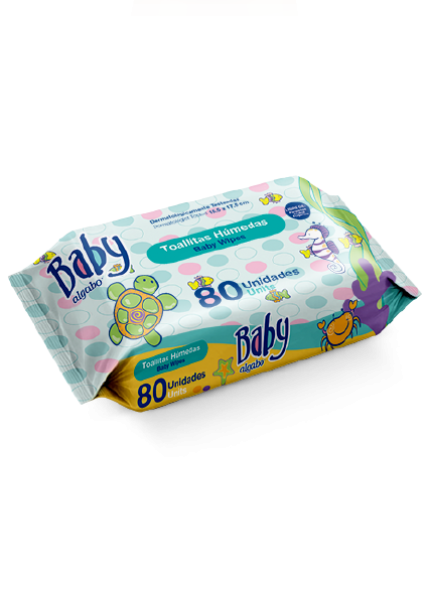 Toallitas humedas x 80 unidades