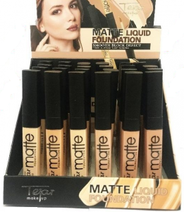 Maquillaje liquido mate con aplicador
