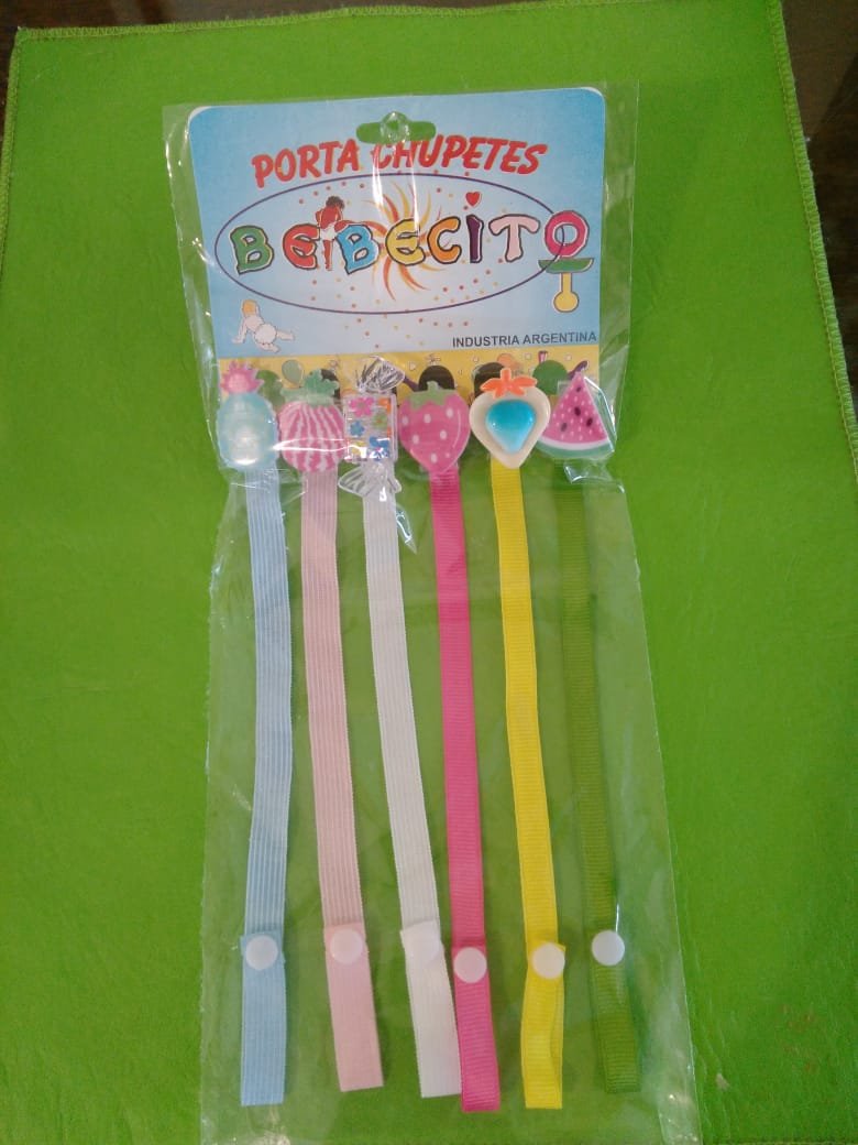Cinta porta chupete x 6