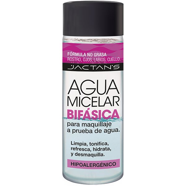 Agua micelar bifásica