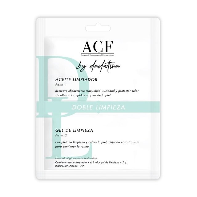Pouch duo doble limpieza aceite + gel