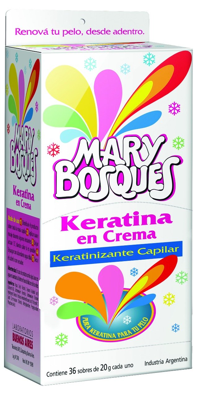Keratina en Crema sachetera x 36 unidades