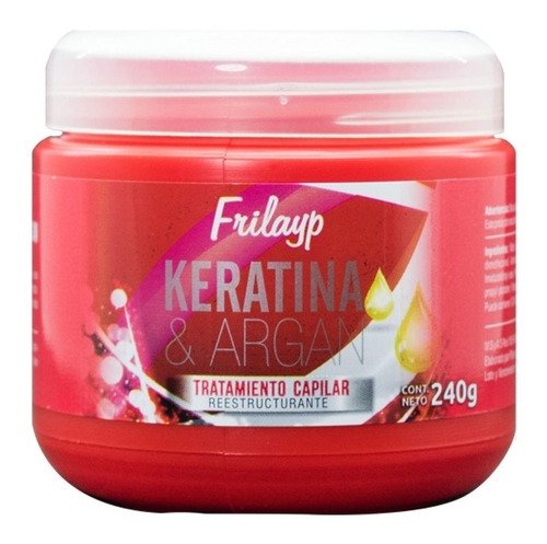Baño Capilar Keratina + Argan x 240 gr