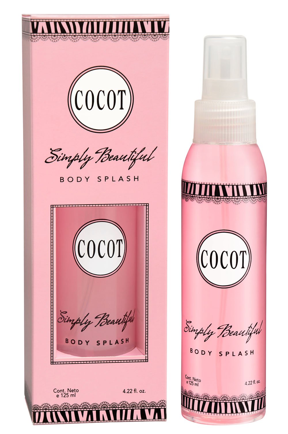 Body splash Simply Beautiful x 125ml