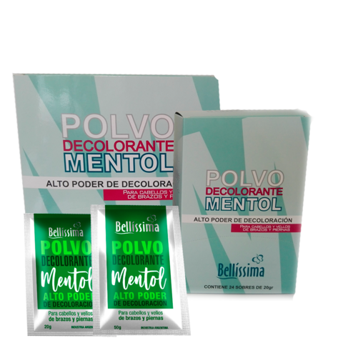 Polvo Decolorante Mentol x 20grs