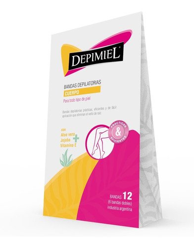 Cera en bandas para cuerpo x 30gr