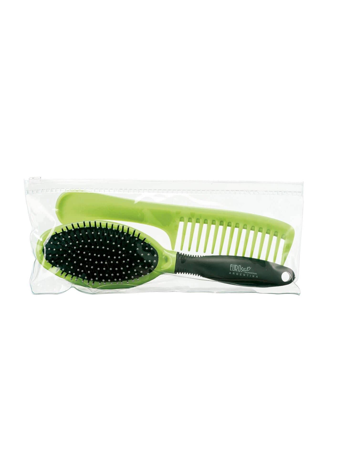 Estuche cepillo neumatico + peine de cola grande 55089