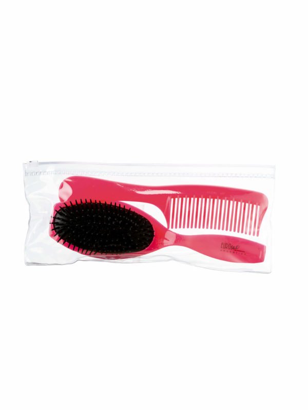 Estuche cepillo neumatico + peine de cola grande 55090