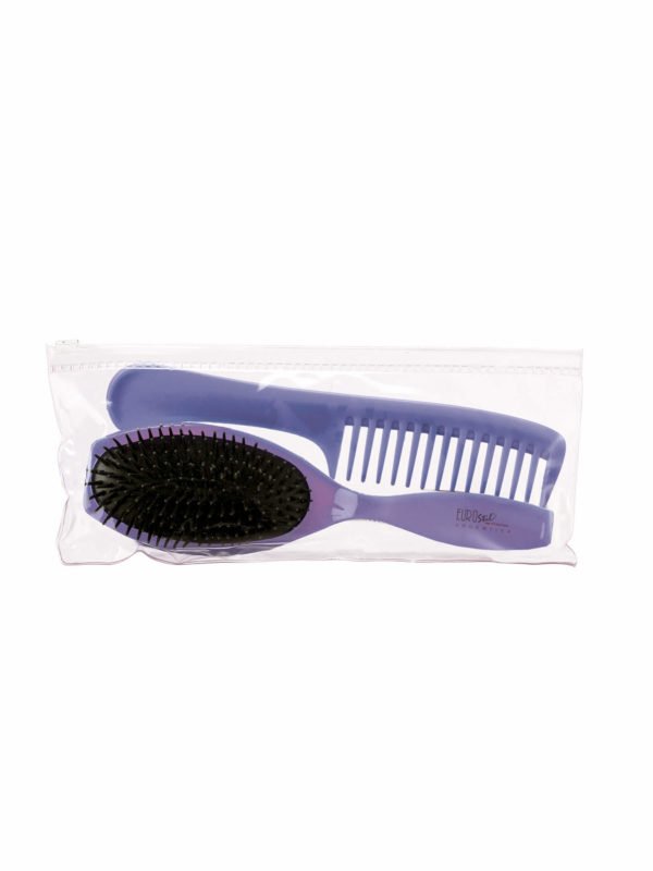 Estuche cepillo neumatico + peine de cola grande 55091