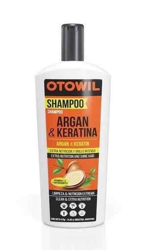 Shampoo Argan y keratina x 410ml
