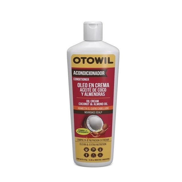 Acondicionador Oleo en crema Aceite de coco y almendras x 410ml