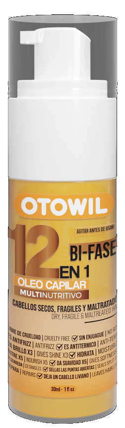 Oleo Capilar 12 en 1 frasco x 30 ml