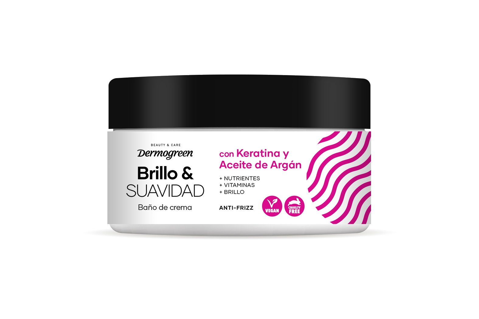 Baño de Crema Brillo y Suavidad Keratina + Argan x 300 gr