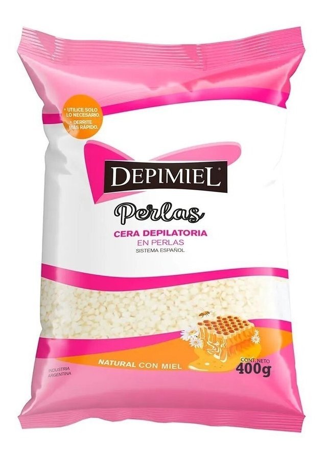 Cera en perlas Natural x 400gr