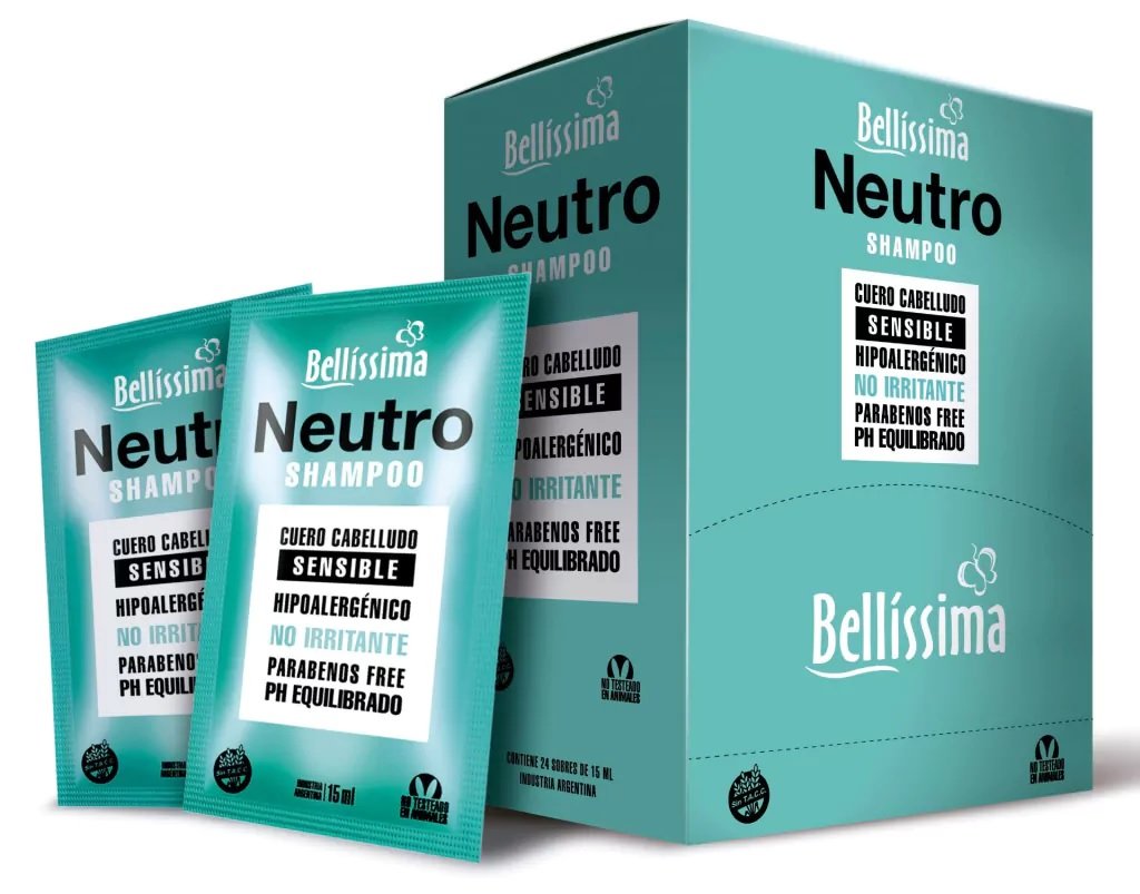 Shampoo Neutro x 15ml en sachet