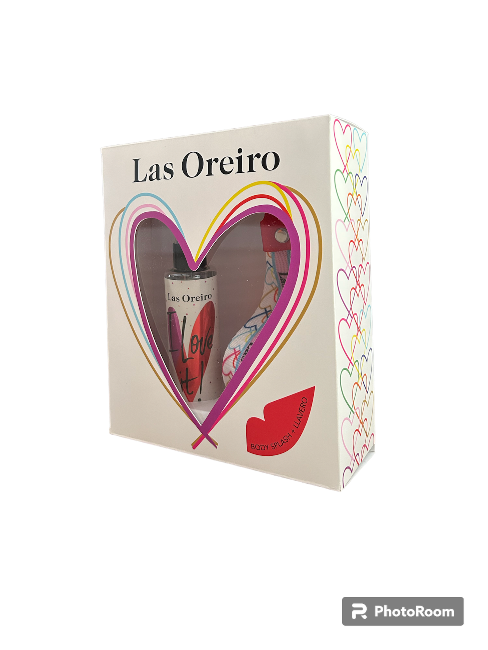 Estuche body splash Love + llavero