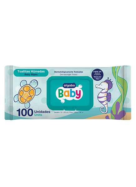 Toallitas Húmedas x 100 unidades con tapa