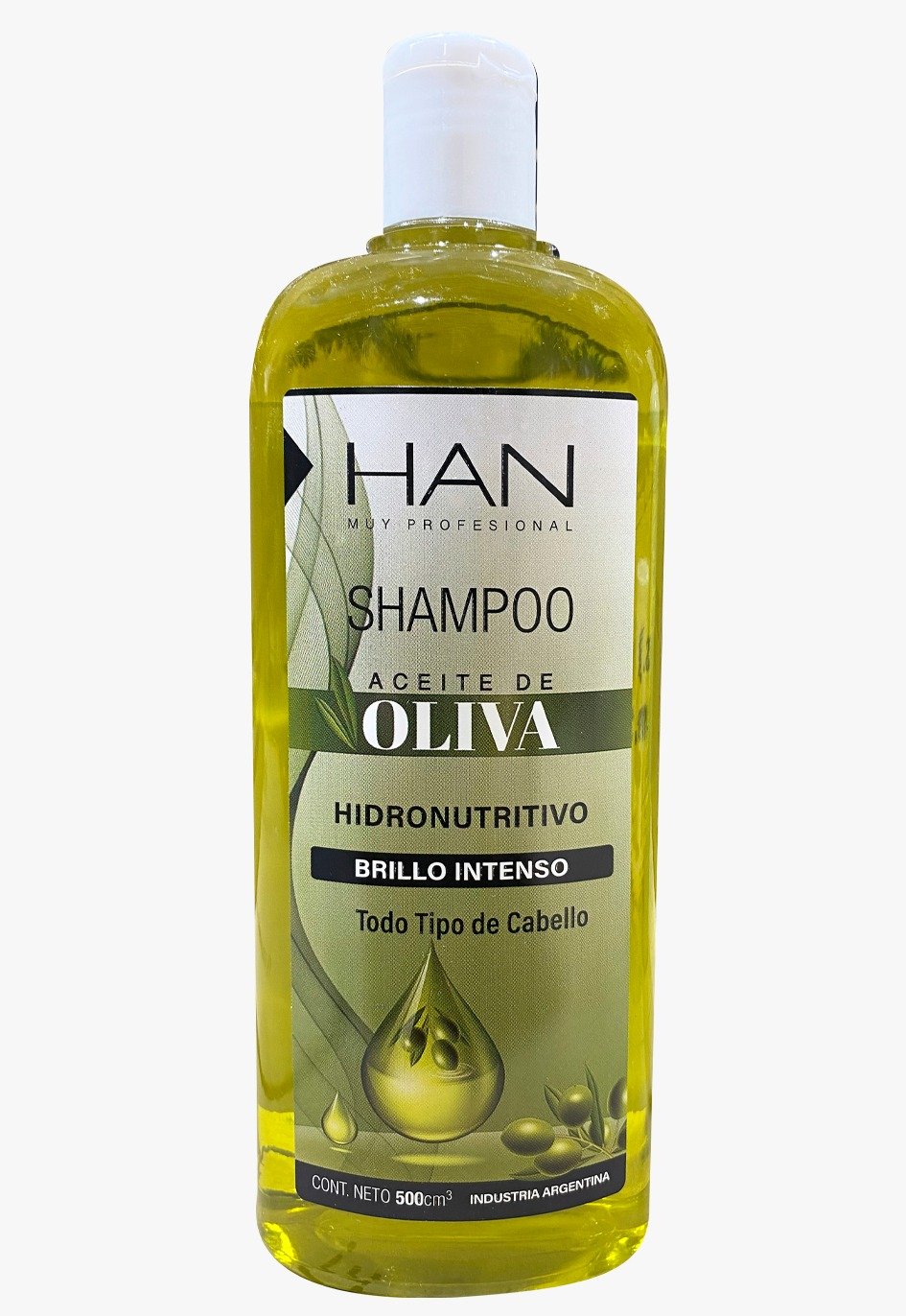 Shampoo con Aceite de Oliva x 500cc