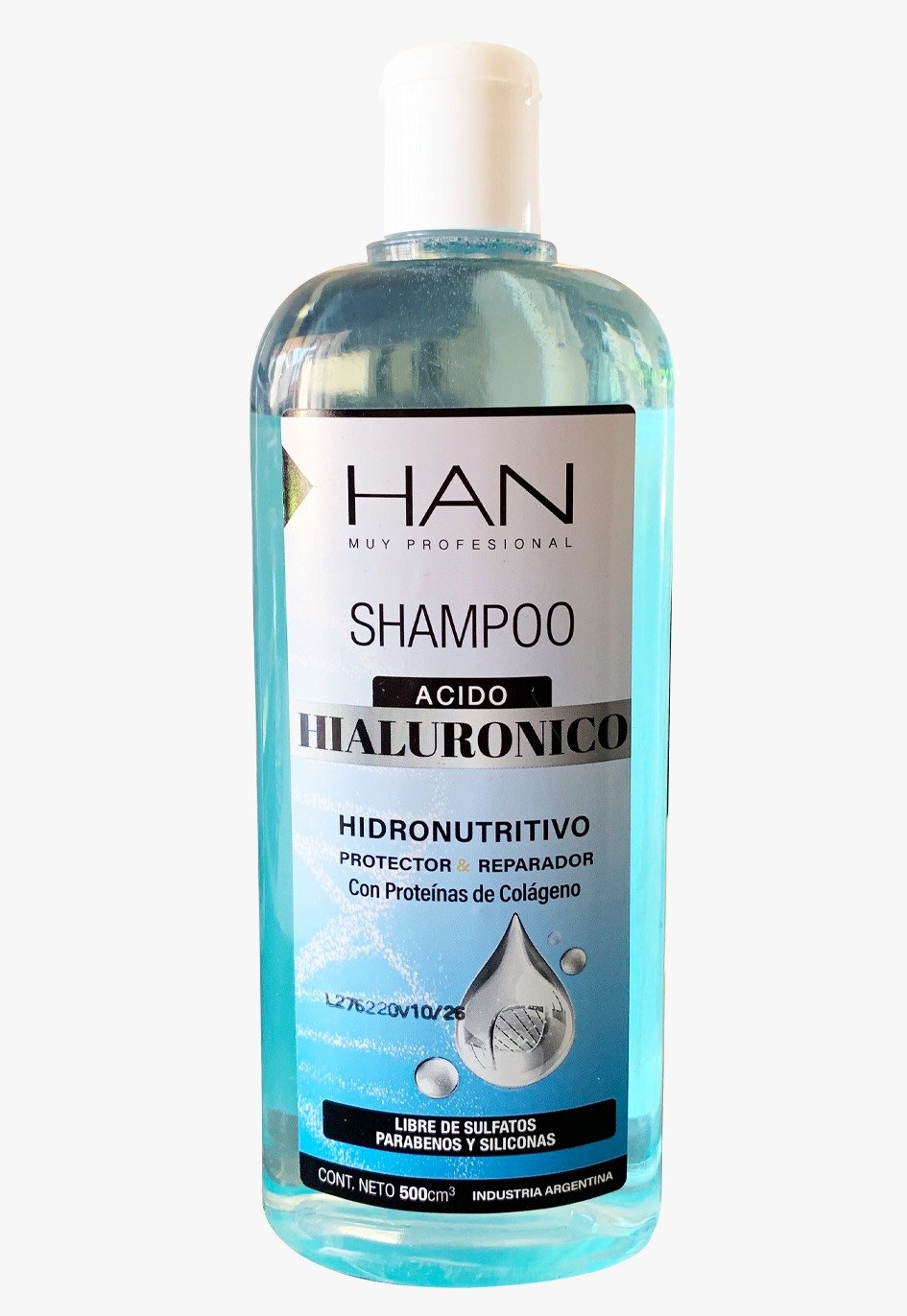 Shampoo con Acido Hialurónico x 500cc