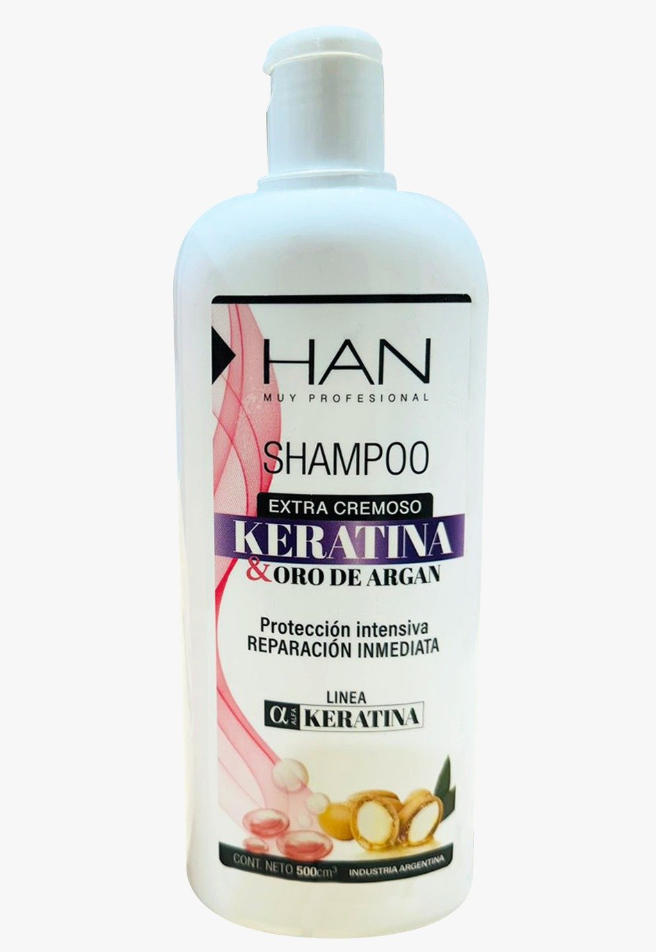 Shampoo Keratina & Argan x 500cc