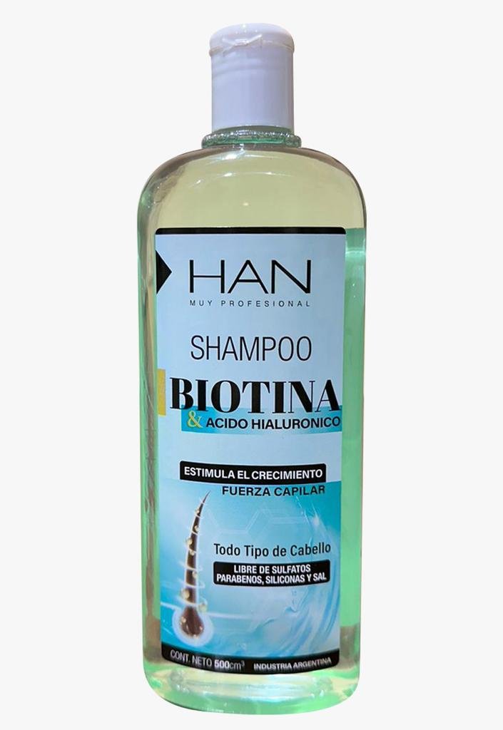 Shampoo Biotina & Acido Hialurónico x 500cc
