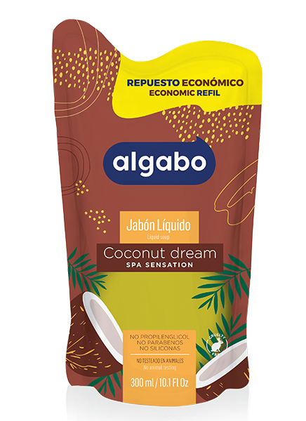Repuesto jabón líquido x300ml coco y vainilla