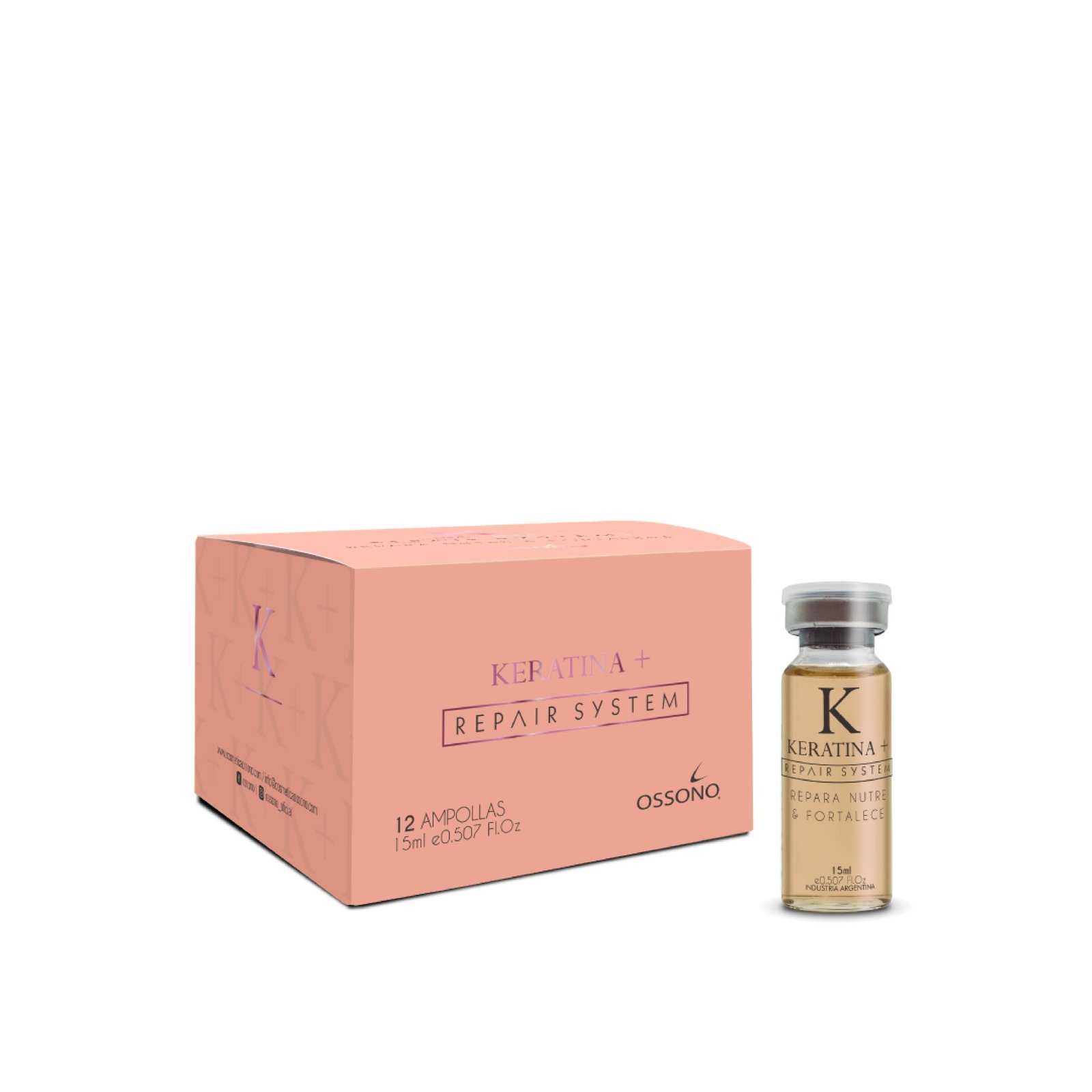 Ampolla de Keratina 15 ml x 12 unidades
