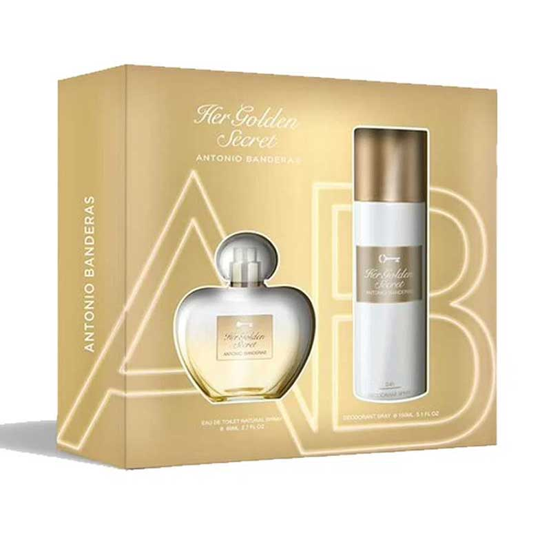 Estuche EDT x 80 + desodorante Her golden secret