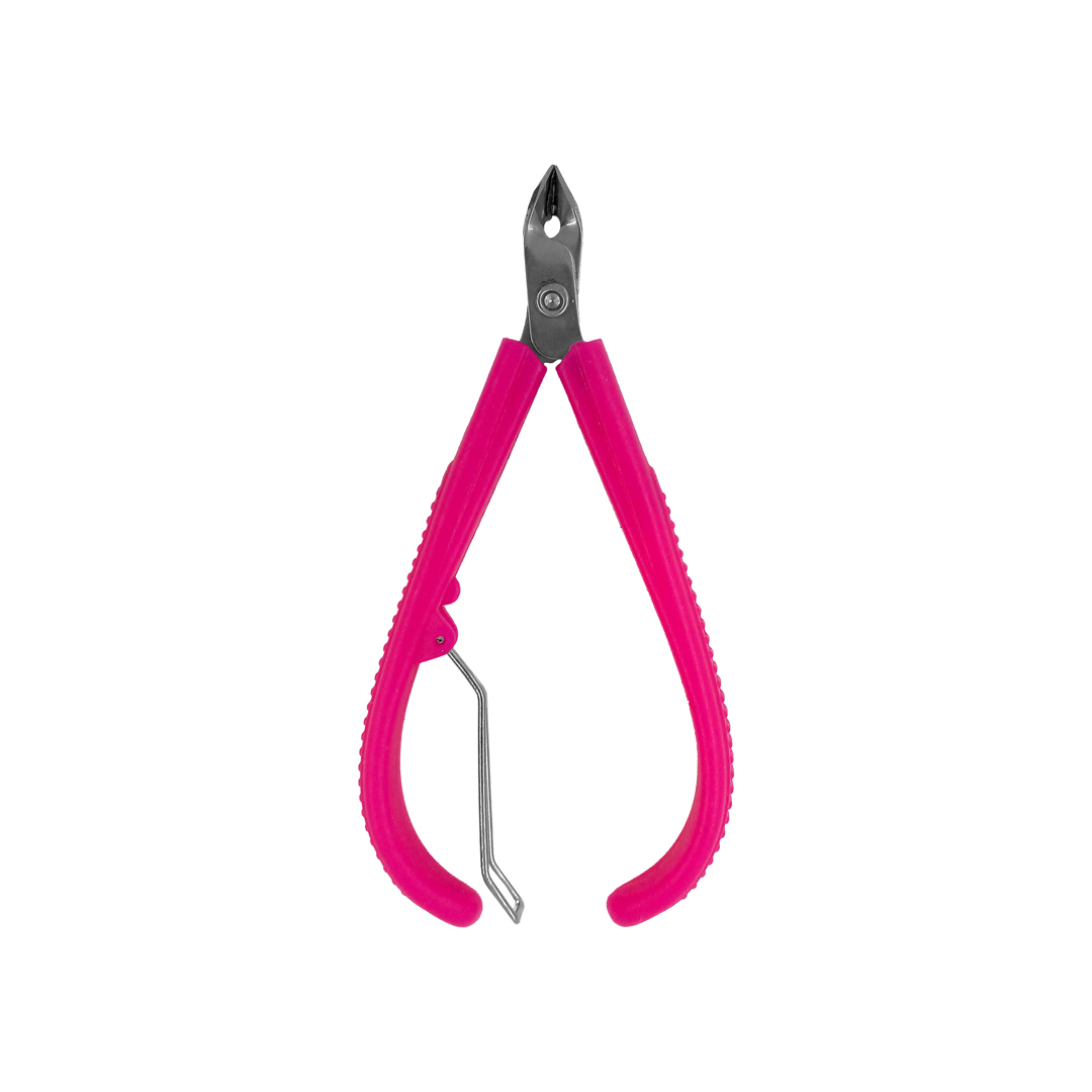 Alicate para Cutículas mango rosa/verde M524