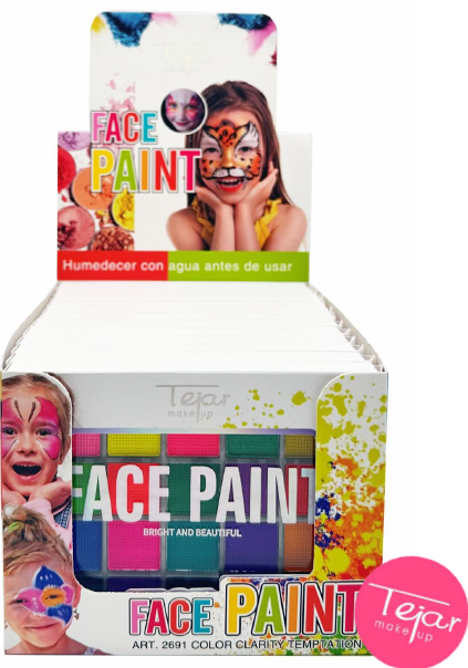 Maquillaje artístico x 20 colores Art 2691