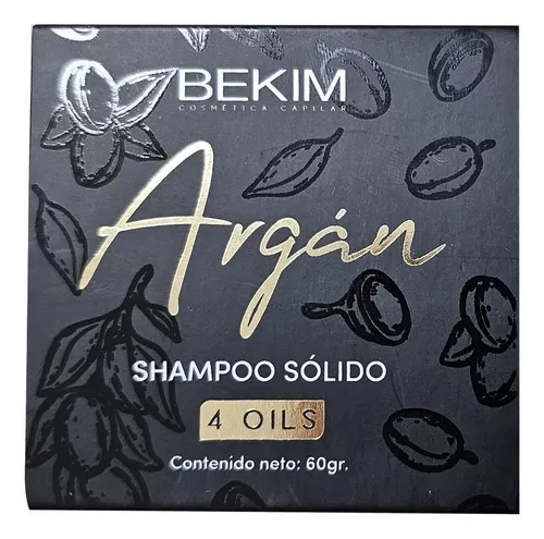 Shampoo sólido Argan 4 Oils x 60grs