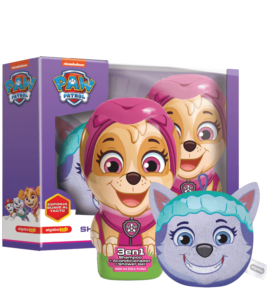 Estuche Shampoo 3 en 1 + esponja Skye