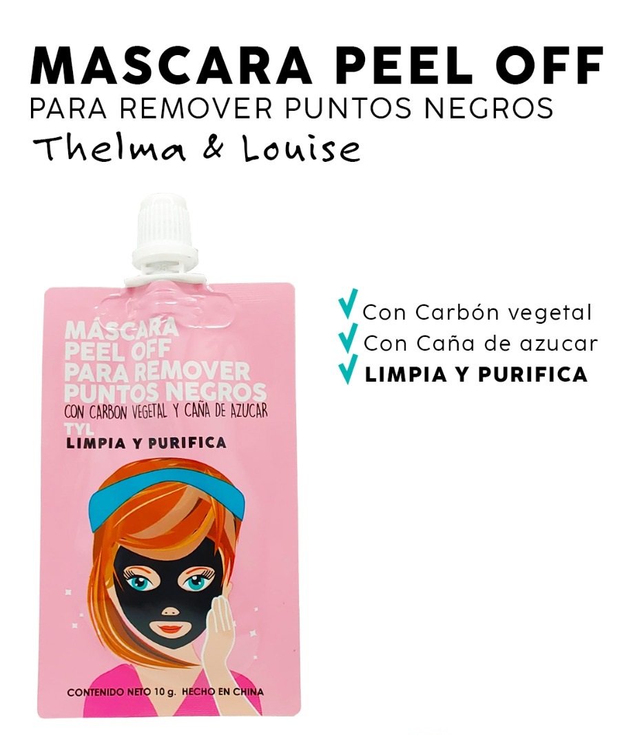 Mascara peel off para remover puntos negros x 10grs