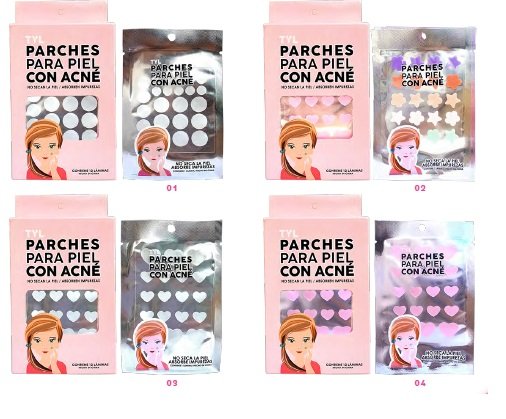 Parches invisibles para acné