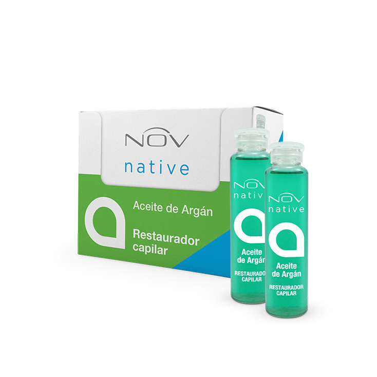 Ampolla Restauradora Native con Aceite de Argan  x 15ml caja x 15 unidades
