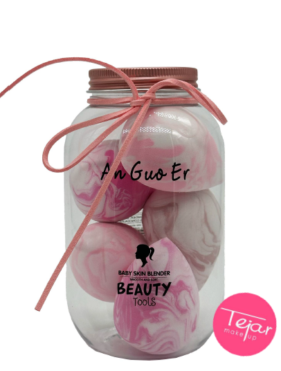 Set de esponjas de latex x 5 unidades en pote  Art 2254