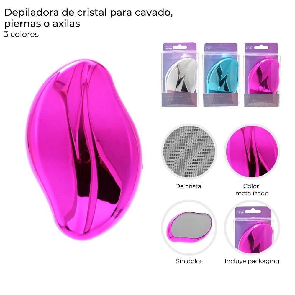 Depiladora de Cristal para Piernas Cavado y Axilas 38879