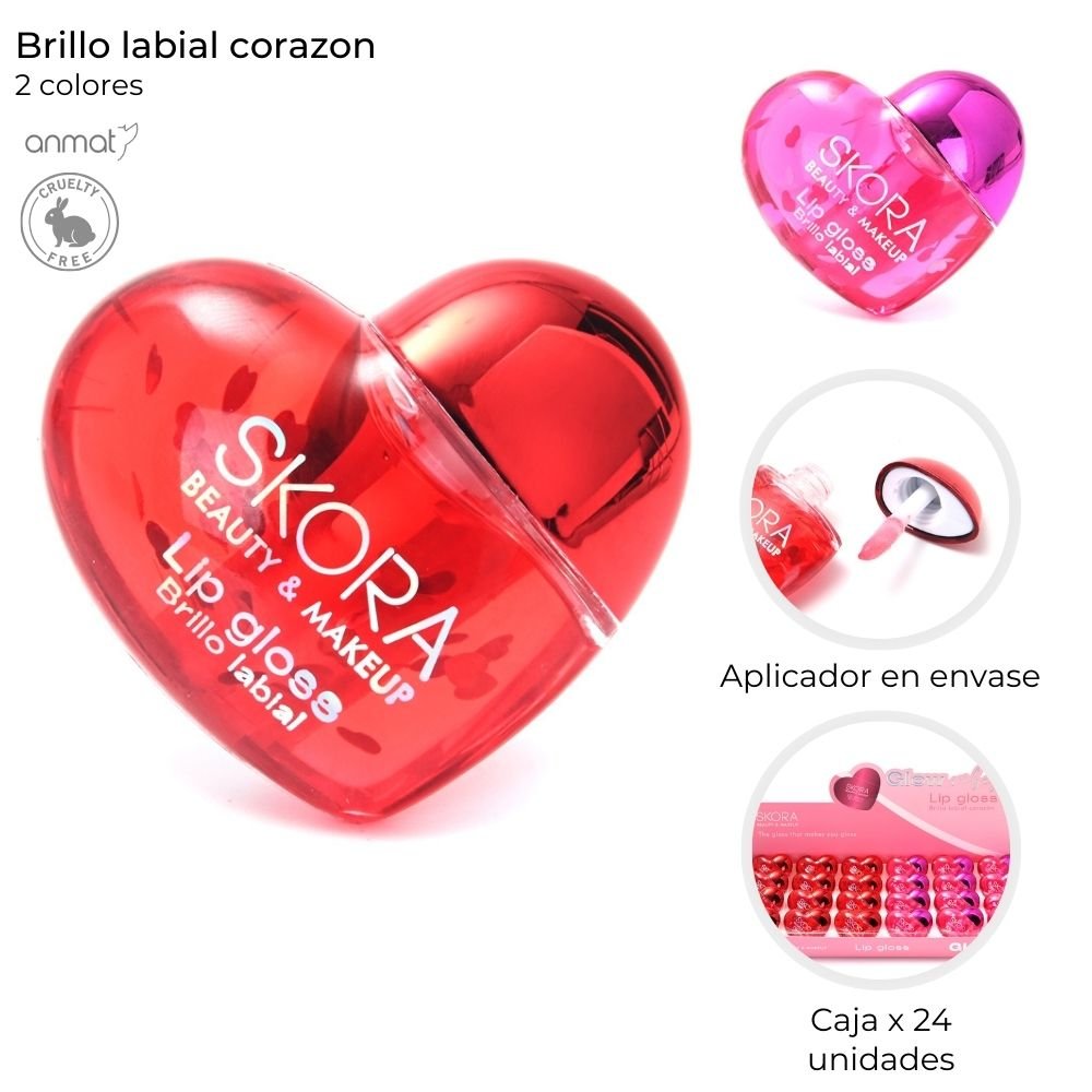 Brillo Labial Corazon 39586