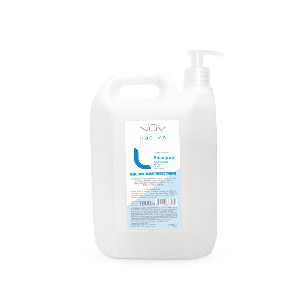 Shampoo Native con Aceite de Lino x 1900ml