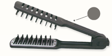Cepillo termico Doble  para Alisar 52365