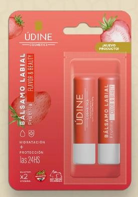 Balsamo labial Frutilla x 2unidades
