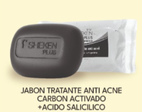 Jabón Anti Acne con Carbón Activado y Acido Salicílico