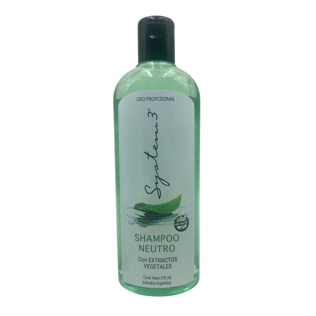 Shampoo Neutro Con Extractos Vegetales x 375 ml