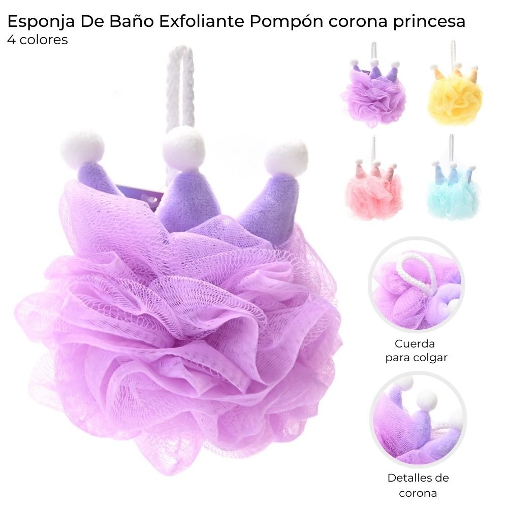 Esponja Exfoliante Corona Princesa art 38934