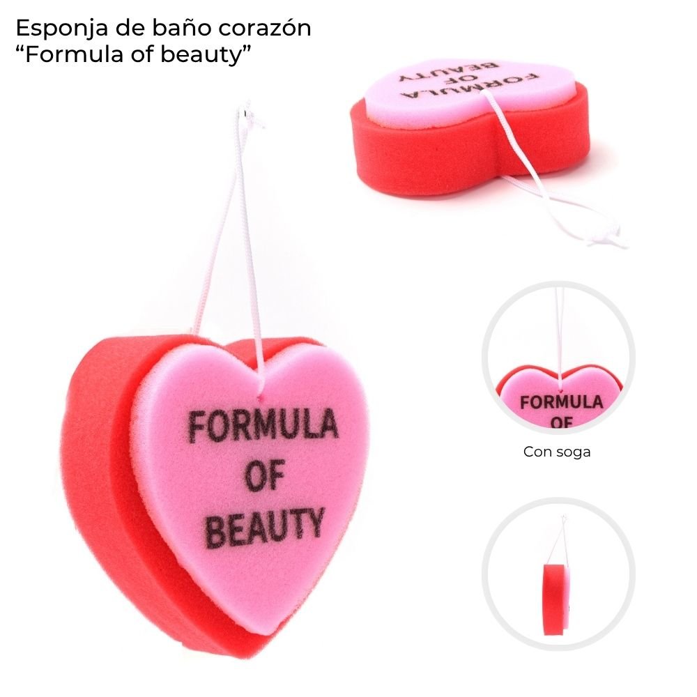 Esponja de Baño Corazon art 38963