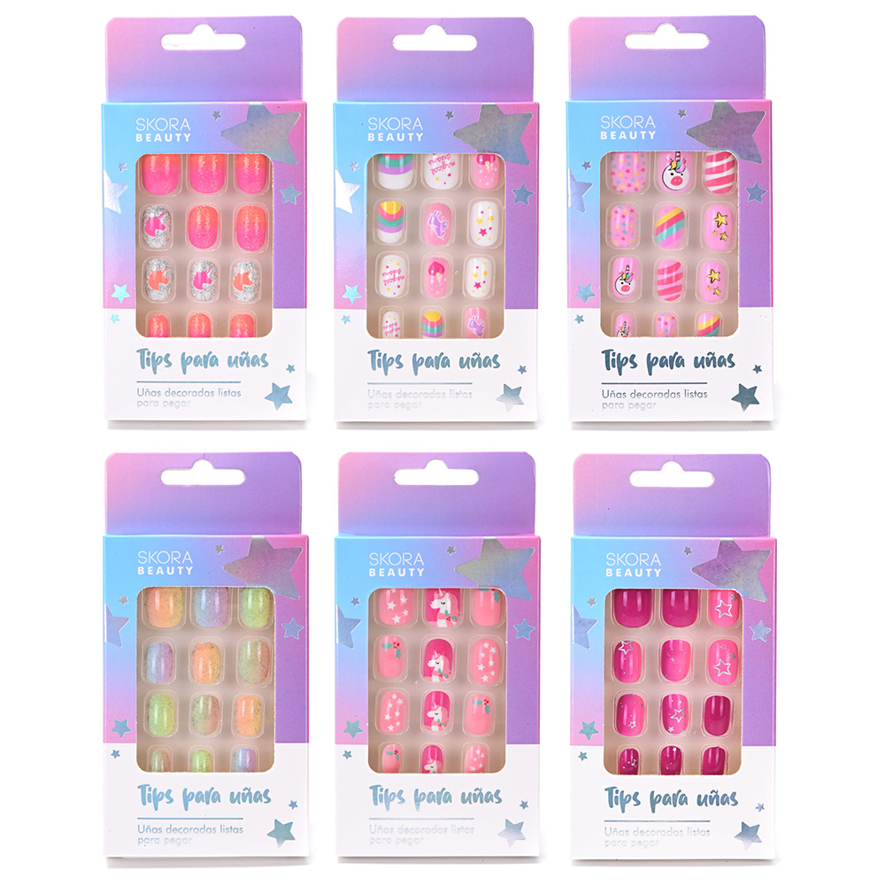 Set de Uñas Postizas para Niñas Press art 39002
