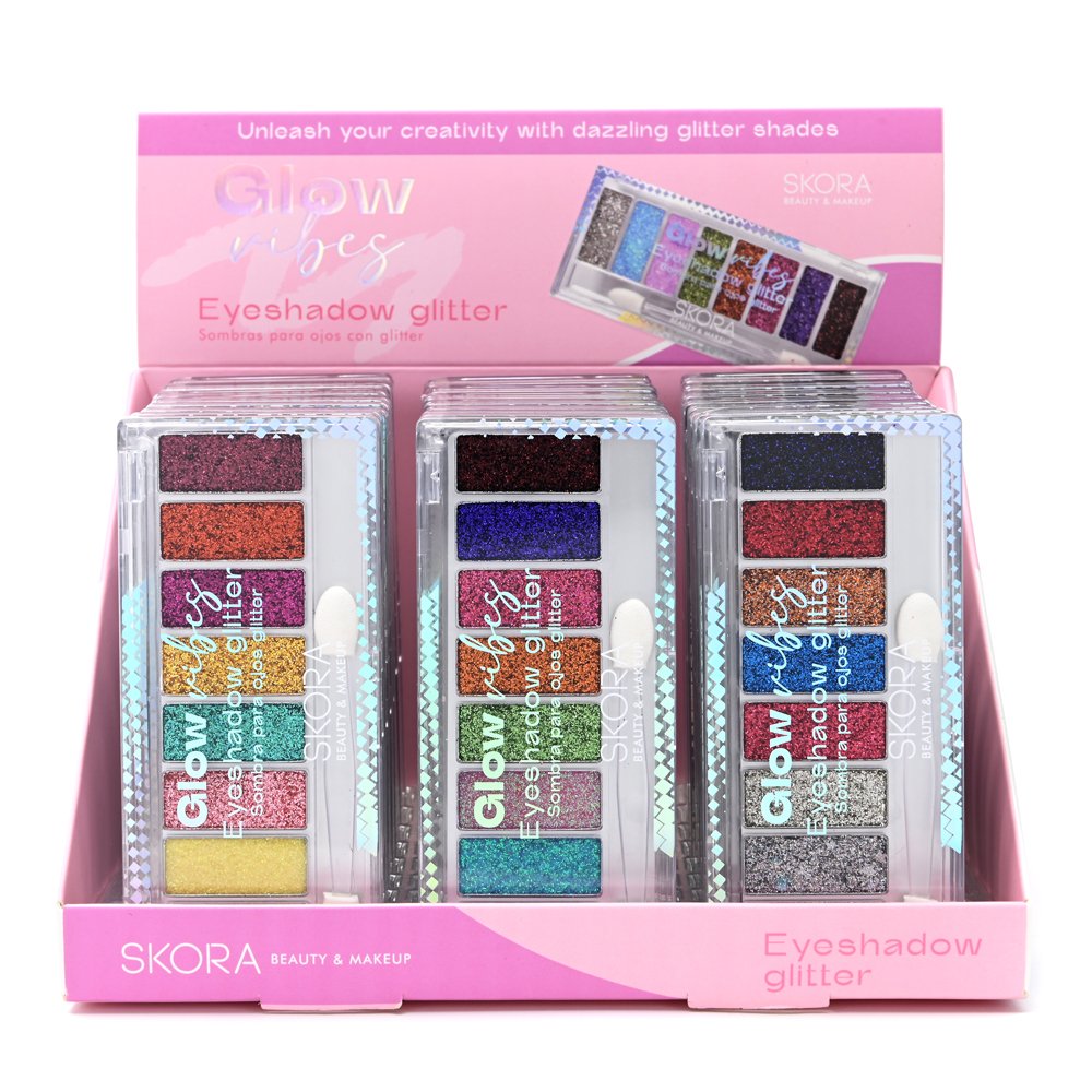 Sombra con glitter x 8 colores 39554