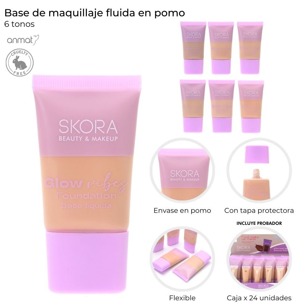 Maquillaje Fluido en pomo 39602