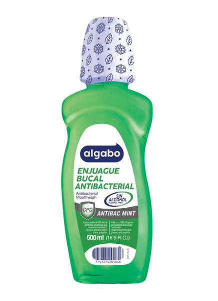 Enjuague Bucal Antibacterial Intense Mint x 500 ml